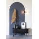 Buffet Barbier Meuble TV Zuiver Vaisselier Chêne Noir 40x57,5x120cm