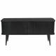 Buffet Barbier Meuble TV Zuiver Vaisselier Chêne Noir 40x57,5x120cm
