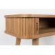 Table Console Barbier Bureau Zuiver Bois Naturel 35x74x120cm