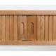 Table Console Barbier Bureau Zuiver Bois Naturel 35x74x120cm