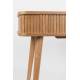 Table Console Barbier Bureau Zuiver Bois Naturel 35x74x120cm