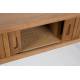 Table Console Barbier Bureau Zuiver Bois Naturel 35x74x120cm