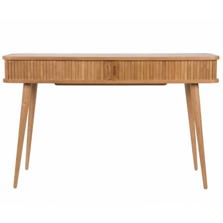 Table Console Barbier Bureau Zuiver Bois Naturel 35x74x120cm