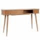 Table Console Barbier Bureau Zuiver Bois Naturel 35x74x120cm