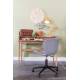 Bureau Rétractable Barbier Zuiver Console en Bois Naturel 61x85x110cm