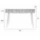 Console Barbier Table d'Appoint Zuiver Coiffeuse Design Noyer 35x74x120cm