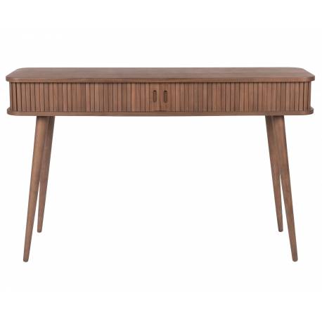 Console Barbier Table d'Appoint Zuiver Coiffeuse Design Noyer 35x74x120cm