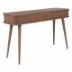Console Barbier Table d'Appoint Zuiver Coiffeuse Design Noyer 35x74x120cm