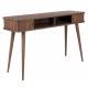 Console Barbier Table d'Appoint Zuiver Coiffeuse Design Noyer 35x74x120cm