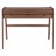 Bureau Barbier Secrétaire Rétractable Zuiver Console Noyer 61x85x110cm