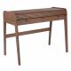 Bureau Barbier Secrétaire Rétractable Zuiver Console Noyer 61x85x110cm