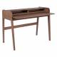 Bureau Barbier Secrétaire Rétractable Zuiver Console Noyer 61x85x110cm