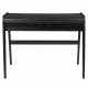 Secrétaire Barbier Bureau Design Zuiver Coiffeuse Chêne Noir 61x85x110cm