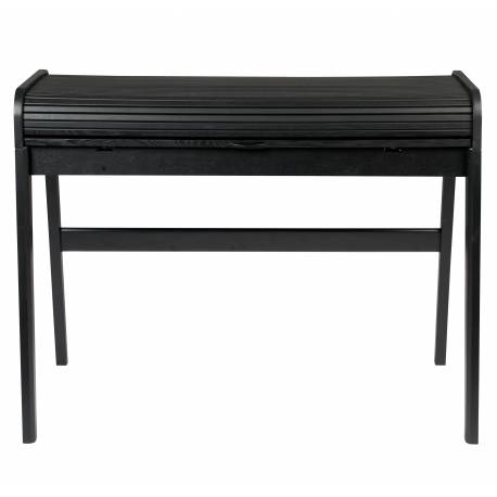 Secrétaire Barbier Bureau Design Zuiver Coiffeuse Chêne Noir 61x85x110cm