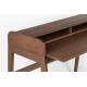 Bureau Barbier Secrétaire Rétractable Zuiver Console Noyer 61x85x110cm