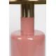 Table d'Appoint Ronde Glam Bout de Canapé Zuiver Métal Rose 36x36x51cm