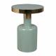 Table Basse Glam Bout de Canapé Rond Table d'Appoint Zuiver Métal Vert 36x36x51cm