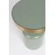 Table Basse Glam Bout de Canapé Rond Table d'Appoint Zuiver Métal Vert 36x36x51cm