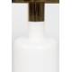 Table d'Appoint Ronde Glam Table Basse Bout de Canapé Zuiver Métal Blanc 36x36x51cm