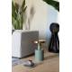 Table Basse Glam Bout de Canapé Rond Table d'Appoint Zuiver Métal Vert 36x36x51cm