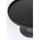 Table Basse Jason Console Table d'Appoint Zuiver Bois et Métal Noir 42x69x69cm