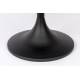 Table Basse Jason Console Table d'Appoint Zuiver Bois et Métal Noir 42x69x69cm