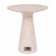 Table Ronde Victoria Guéridon Table d'Appoint Zuiver Terrazzo Rose 41x41x47cm