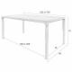 Table de Repas STORM Console Zuiver Table à Manger Bois Couleur Naturelle 75x90x180cm