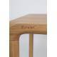 Table de Repas STORM Console Zuiver Table à Manger Bois Couleur Naturelle 75x90x220cm