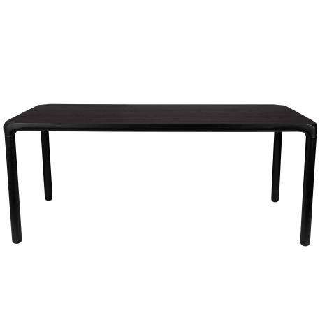 Table de Repas STORM Console Zuiver Table à Manger Bois Couleur Noire 75x90x180cm