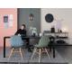 Table de Repas STORM Console Zuiver Table à Manger Bois Couleur Noire 75x90x220cm