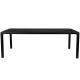 Table de Repas STORM Console Zuiver Table à Manger Bois Couleur Noire 75x90x220cm