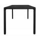 Table de Repas STORM Console Zuiver Table à Manger Bois Couleur Noire 75x90x220cm