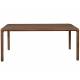 Table de Repas STORM Console Zuiver Table à Manger Bois Couleur Noyer 75x90x180cm