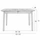 Table à Manger Glimps Zuiver Table de Repas Extensible Bois Couleur Naturelle 76x80x120-162cm