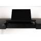 Table à Manger Glimps Zuiver Table de Repas Extensible Bois Noir 76x80x120-162cm