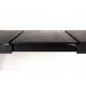 Table à Manger Glimps Zuiver Table de Repas Extensible Bois Noir 76x80x120-162cm