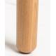 Table à Manger Glimps Zuiver Table de Repas Extensible Bois Couleur Naturelle 76x80x120-162cm
