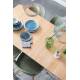 Table à Manger Glimps Zuiver Table de Repas Extensible Bois Couleur Naturelle 76x80x120-162cm