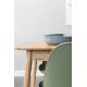 Table à Manger Glimps Zuiver Table de Repas Extensible Bois Couleur Naturelle 76x80x120-162cm