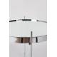Table d'Appoint Cupid Small Zuiver Table Basse Ronde Métal et Verre Argent 43x43x45cm