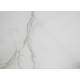 Table d'Appoint Cupid Small Marbre Zuiver Table Basse Ronde Métal Blanc 43x43x45cm