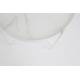 Table d'Appoint Cupid Small Marbre Zuiver Table Basse Ronde Métal Blanc 43x43x45cm