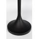 Table d'Appoint Jason Console Table Basse Zuiver Bois et Métal Noir 46x46x56cm