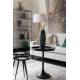 Table d'Appoint Jason Console Table Basse Zuiver Bois et Métal Noir 46x46x56cm