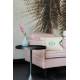 Table d'Appoint Jason Console Table Basse Zuiver Bois et Métal Noir 46x46x56cm