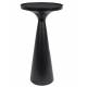 Bout de Canapé Floss Zuiver Guéridon Table d'Appoint Métal Noir 28x28x56cm