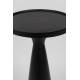 Bout de Canapé Floss Zuiver Guéridon Table d'Appoint Métal Noir 28x28x56cm