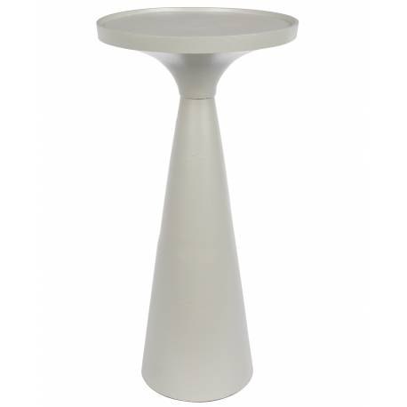Bout de Canapé Floss Zuiver Guéridon Table d'Appoint Métal Gris 28x28x56cm