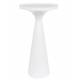 Bout de Canapé Floss Zuiver Guéridon Table d'Appoint Métal Blanc 28x28x56cm